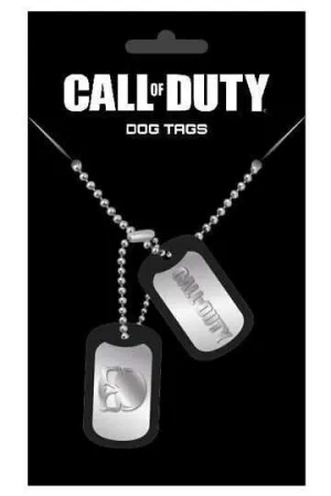 CALL OF DUTY CHAPAS DE IDENTIFICACION CON CADENA LOGO CALL OF DUTY CHAPAS DE IDENTIFICACION CON CADENA LOGO