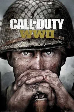 POSTER CALL OF DUTY WWII BEACH 61 X 91 CM (MODELO 1)                       