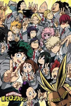 POSTER MY HERO ACADEMIA COMPILATION 61 X 91 CM                             