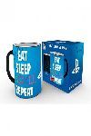 PLAYSTATION TAZA TÉRMICA CAMBIANTE 320ML EAT SLEEP REPEAT