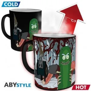 RICK AND MORTY TAZA SENSITIVA AL CALOR 320 ML PICKLE RICK