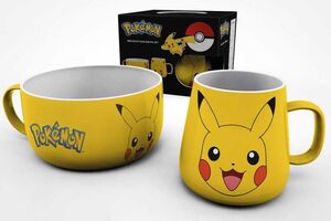 POKEMON PACK DESAYUNO PIKACHU TAZA + CUENCO                                