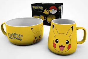 POKEMON PACK DESAYUNO PIKACHU TAZA + CUENCO                                