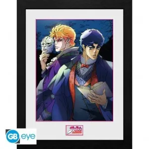 POSTER ENMARCADO JOJO'S BIZARRE ADVENTURE MASCARA 30X40