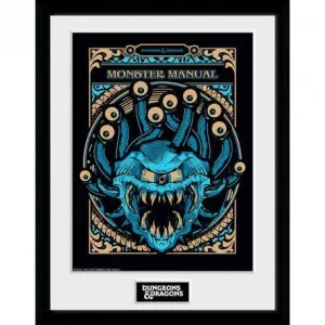 PÓSTER ENMARCADO DUNGEONS & DRAGONS MONSTER MANUAL