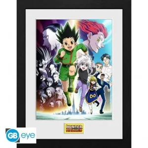 HUNTER X HUNTER LAMINA ENMARCADA KEY ART RUNNING 30,5 X 40,6 CM 