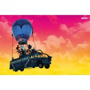 POSTER FORTNITE AUTOBUS DE BATALLA 91,5 X 61 CM