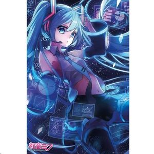 HATSUNE MIKU SCREEN POSTER ( 91,5 X 61 )