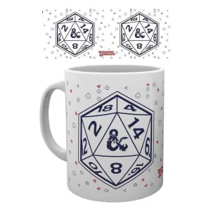 DUNGEONS & DRAGONS TAZA CERAMICA D20                                       