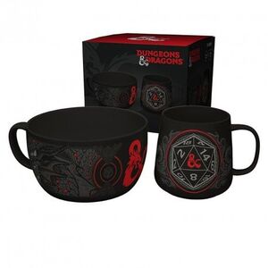 DUNGEONS AND DRAGONS PACK DESAYUNO TAZA + CUENCO