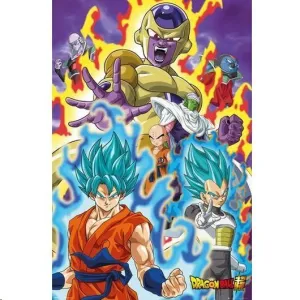 POSTER DRAGON BALL SUPER GOD SUPER 61 X 91 CM