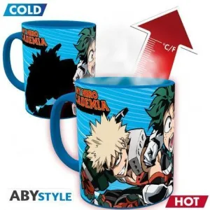 MY HERO ACADEMIA TAZA SENSITIVA AL CALOR 320 ML HEROES