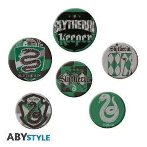 HARRY POTTER PACK DE CHAPAS SLYTHERIN