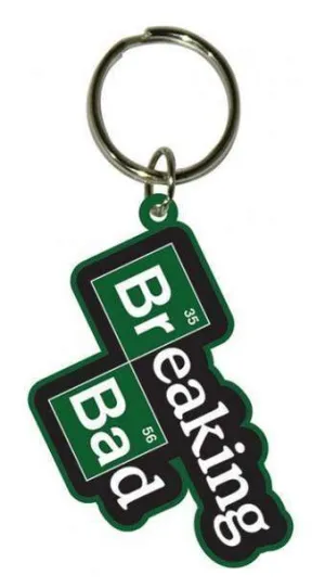 SALDO - BREAKING BAD LLAVERO CAUCHO LOGO 6CM                                       