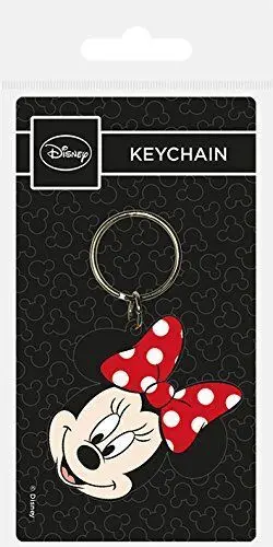 MINNIE MOUSE LLAVERO DE GOMA CABEZA DE MINNIE