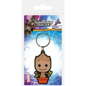 GUARDIANES DE LA GALAXIA LLAVERO DE GOMA BABY GROOT