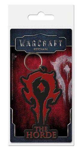 WARCRAFT LLAVERO CAUCHO 6 CM THE HORDE                                     