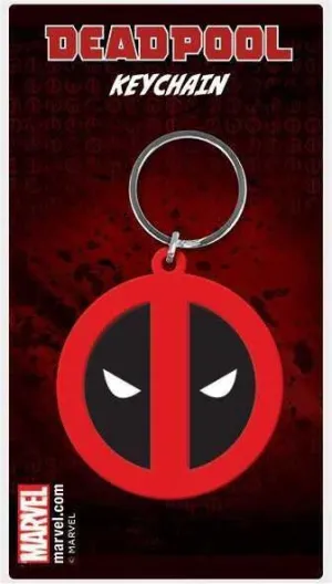 DEADPOOL LLAVERO CAUCHO SYMBOL 6CM                                         