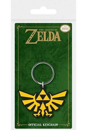 THE LEGEND OF ZELDA LLAVERO CAUCHO TRIFORCE 6 CM                           