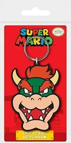 SUPER MARIO LLAVERO DE GOMA BOWSER
