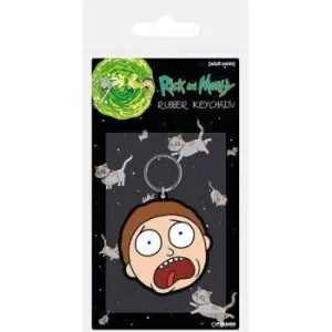 RICK Y MORTY LLAVERO DE GOMA MORTY ATERRORIZADO