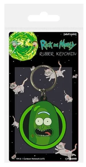 RICK Y MORTY LLAVERO DE GOMA PICKLE RICK