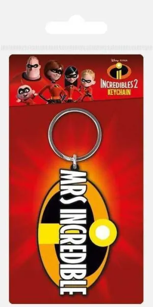 LOS INCREIBLES 2 LLAVERO CAUCHO MRS INCREDIBLE 6 CM                        