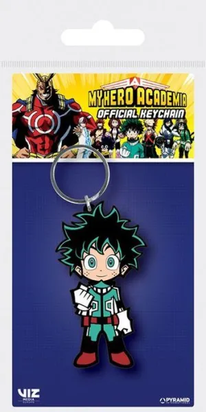 MY HERO ACADEMIA LLAVERO DE GOMA DEKU