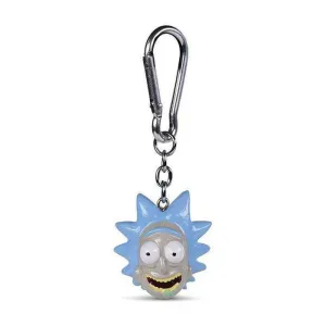 RICK Y MORTY LLAVERO 3D RICK 4 CM                                          