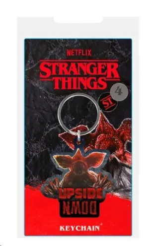 STRANGER THINGS 4 LLAVERO DE GOMA DEMOGORGON
