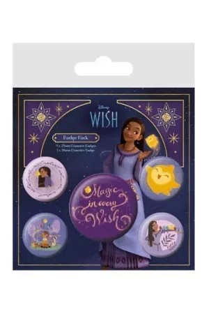 WISH PACK 5 CHAPAS MÁGICAS EN CADA DESEO