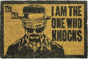 BREAKING BAD FELPUDO I AM THE ONE WHO KNOCKS 40 X 60 CM                    