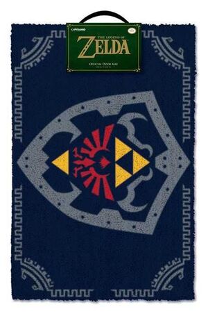 THE LEGEND OF ZELDA FELPUDO HYLIAN SHIELD 40 X 60 CM                       