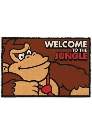 DONKEY KONG FELPUDO WELCOME TO THE JUNGLE 40 X 60 CM                       