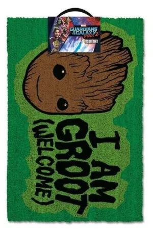 GUARDIANES DE LA GALAXIA VOL.2 FELPUDO I AM GROOT WELCOME 40 X 57 CM       