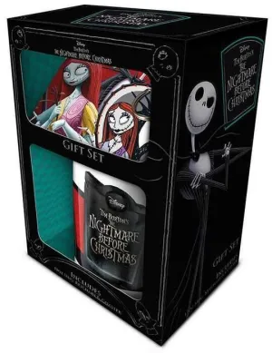 PESADILLA ANTES DE NAVIDAD SET REGALO TAZA + LLAVERO CAUCHO + POSAVASOS    