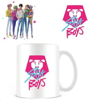 KPOP DEMON HUNTER TAZA SAJA BOYS WHITE