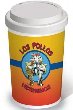 BREAKING BAD TAZA DE VIAJE LOS POLLOS HERMANOS                             