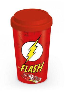 FLASH TAZA DE VIAJE DC COMICS                                              