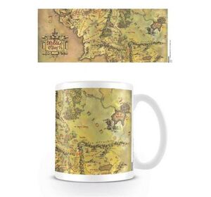 EL SEÑOR DE LOS ANILLOS TAZA MIDDLE EARTH                                  