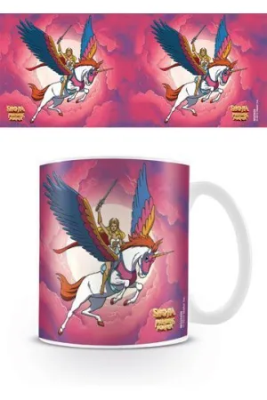MASTERS DEL UNIVERSO TAZA SHE-RA UNICORNIO