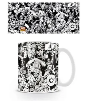 MARVEL COMICS TAZA CHARACTERS                                              
