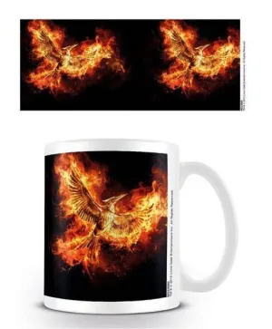 LOS JUEGOS DEL HAMBRE SINSAJO PARTE 2 TAZA MOCKINGJAY FIREBIRD             