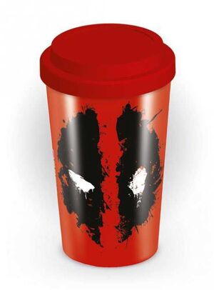 DEADPOOL TAZA DE VIAJE MARVEL COMICS                                       