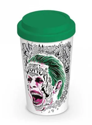 ESCUADRON SUICIDA TAZA DE VIAJE THE JOKER                                  