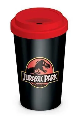 JURASSIC PARK TAZA DE VIAJE CLASSIC LOGO                                   