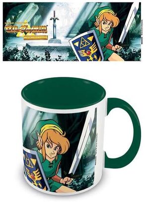 THE LEGEND OF ZELDA TAZA COLOURED INNER THE LOST WOODS                     