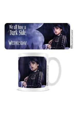 WEDNESDAY TAZA 320 ML MIÉRCOLES LADO OSCURO