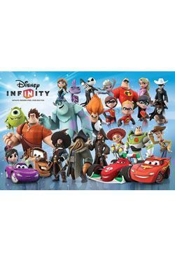 DISNEY INFINITY POSTER CHARACTER MONTAGE 61 X 91 CM                        