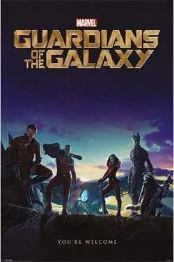 GUARDIANES DE LA GALAXIA POSTER YOU'RE WELCOME 61 X 91 CM GUARDIANES DE LA GALAXIA POSTER YOU'RE WELCOME 61 X 91 CM
